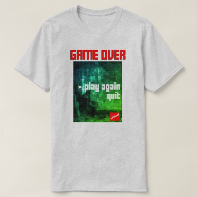 Camiseta virtual del diseño del | (Diseño del anverso)