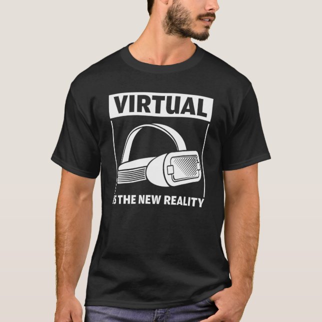 Camiseta Virtual Es La Nueva Realidad Vr Goggles Future Gam (Anverso)