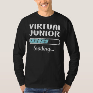 Camiseta Virtual Junior Loding Family Friends Humor Trendy