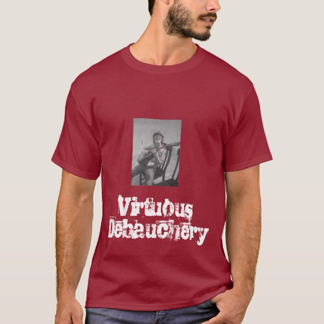 Camiseta virtuosa del libertinaje de los hombres (Anverso)