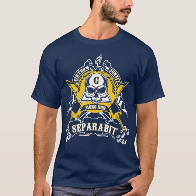 Camiseta Virtus masónico Junxit Mors Padres No Separados (Anverso)