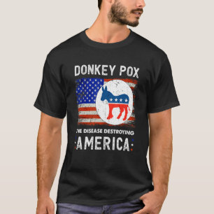 Camiseta Viruela de burro la enfermedad que destruye la ban