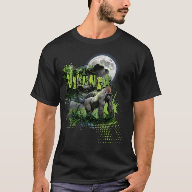 Camiseta Virunga Mountain Gorilla (Anverso)