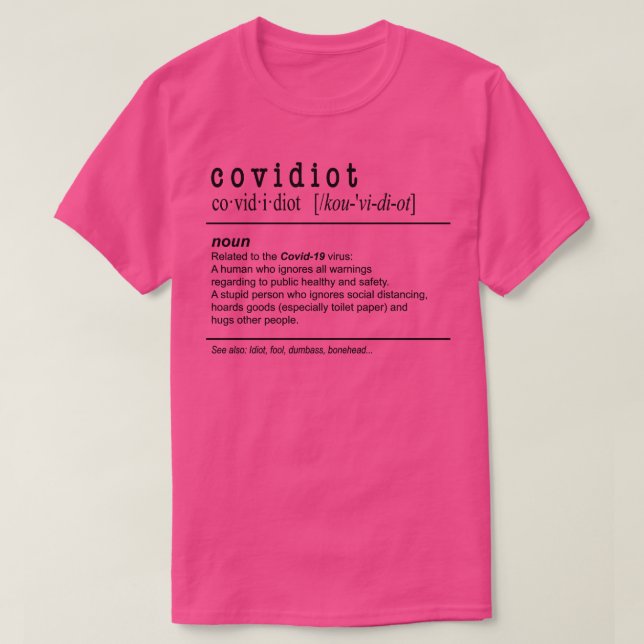 Camiseta Virus CovNoun (Diseño del anverso)