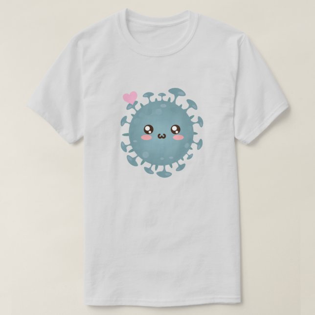Camiseta Virus Cute (Diseño del anverso)