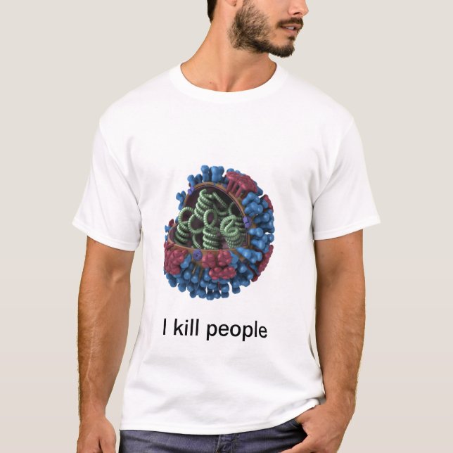 Camiseta Virus de gripe (Anverso)