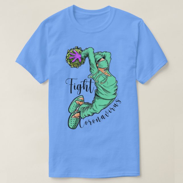 Camiseta Virus de la lucha (Diseño del anverso)