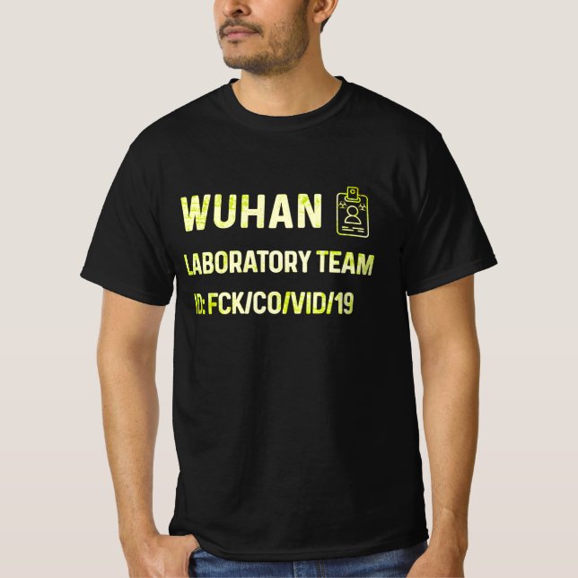 Camiseta Virus del laboratorio de Wuhan chino (Anverso)