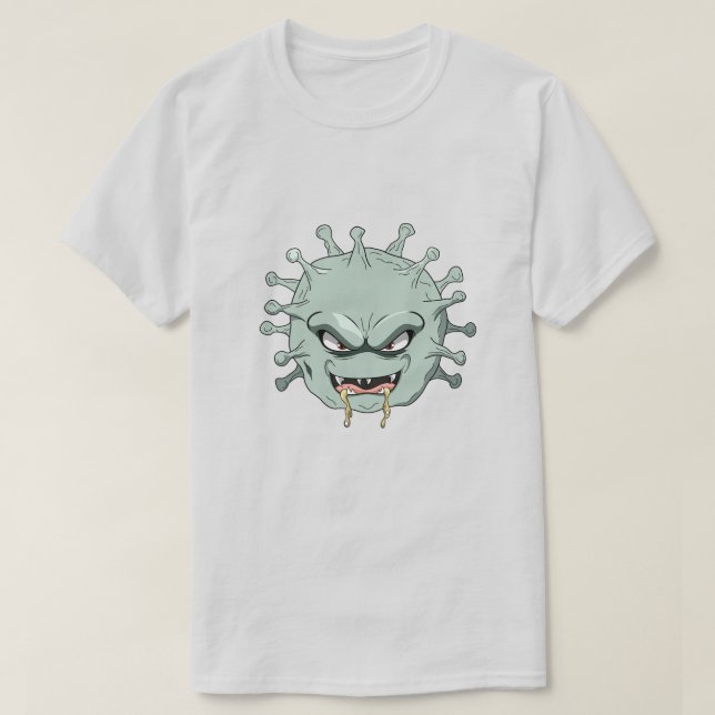 Camiseta Virus del mal (Diseño del anverso)