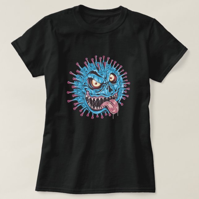 Camiseta Virus del mal (Diseño del anverso)
