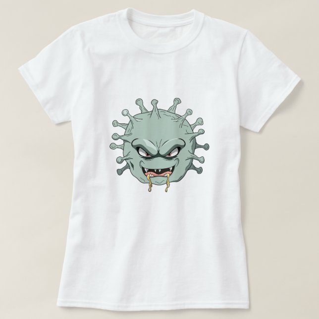 Camiseta Virus del mal (Diseño del anverso)