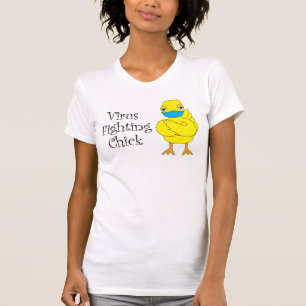 Camiseta Virus Fighting Chick