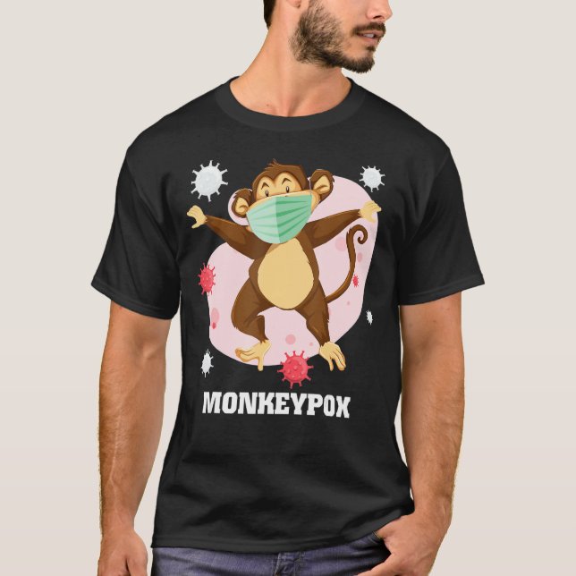Camiseta Virus Monkeypox Monkey Pox 2022 Tenga Cuidado Epid (Anverso)