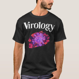 Camiseta Virus púrpura de la ciencia de la virología