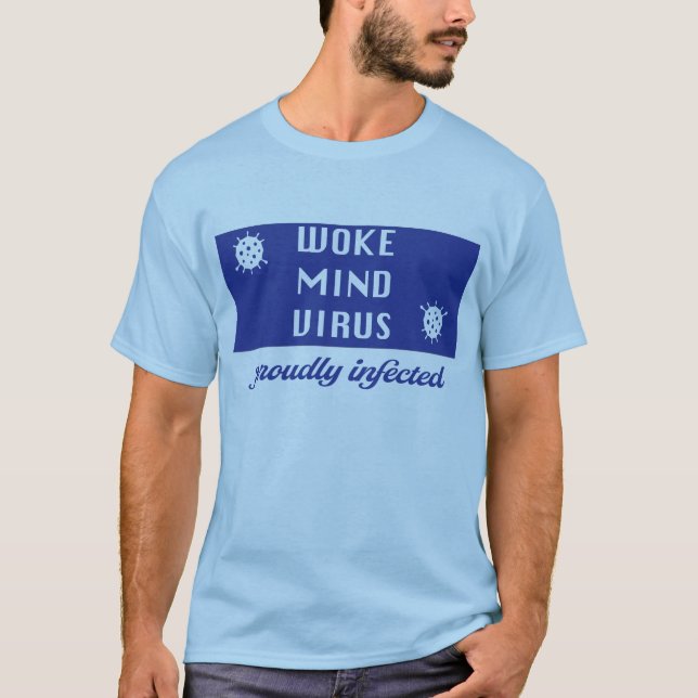 Camiseta Virus Woke Mind (Anverso)