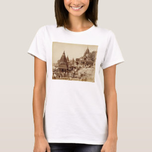 Camiseta Vishnu Pud and Other Temples, Benares (sepia photo