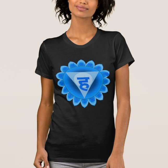 Camiseta Vishuddha la garganta Chakra (Anverso)