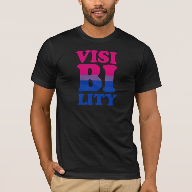 Camiseta Visibilidad bisexual (Anverso)