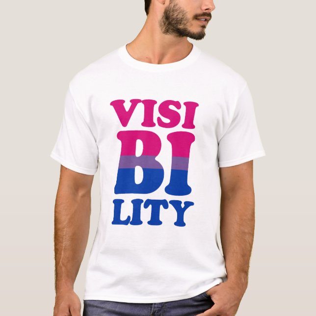 Camiseta Visibilidad bisexual (Anverso)