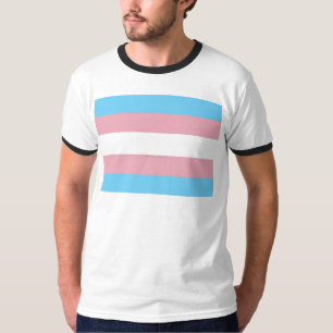 Camiseta Visibilidad de la bandera del orgullo transgénero 