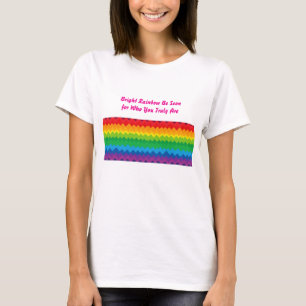 Camiseta “Visibilidad” – Un patrón de orgullo abstracto #1
