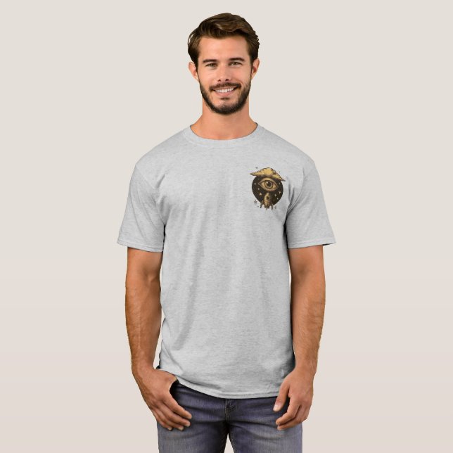 Camiseta VISIÓN CELESTE – El Ojo que Lanza Sueños (Anverso completo)