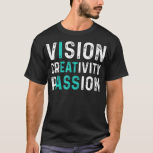 Camiseta Visión Creatividad Pasión Vintage