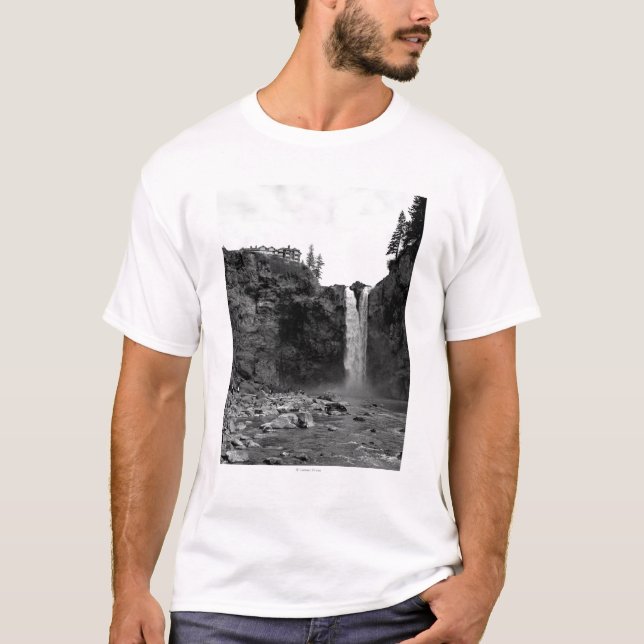 Camiseta Visión de debajo caídas (Anverso)