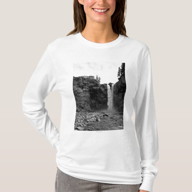 Camiseta Visión de debajo caídas (Anverso)