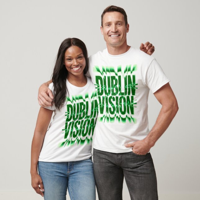 Camiseta Visión de Dublín Onda de Choque Esmeralda (Unisexo)