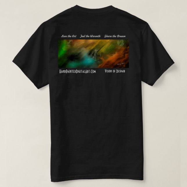 Camiseta Vision de la desesperación (Reverso del diseño)