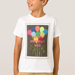 Camiseta Visión de su diseño Feliz cumpleaños hermano
