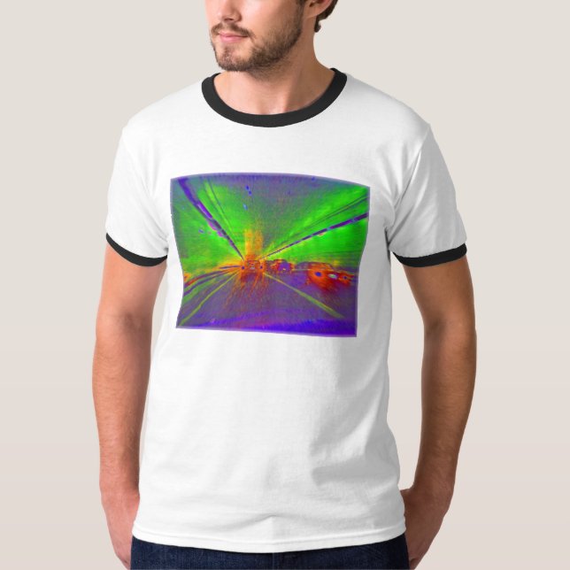 Camiseta visión de túnel con café express (Anverso)