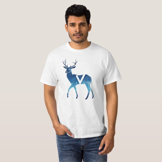 Camiseta Visión del Deer Cósmico (Anverso completo)