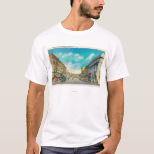 Camiseta Visión del este desde StreetPocatello de centro,