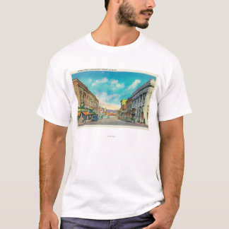 Camiseta Visión del este desde StreetPocatello de centro,