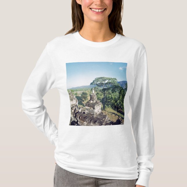 Camiseta Visión desde el monumento que muestra la (Anverso)