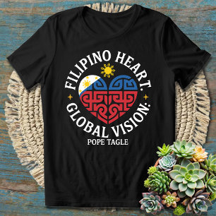 Camiseta Visión Global del Corazón Filipino Papa Tagle