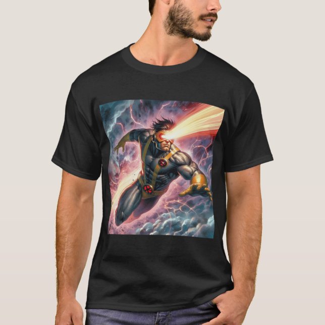 Camiseta Visión láser El poder de Cyclops regalo divertido (Anverso)