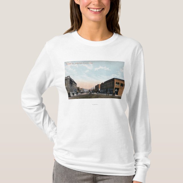 Camiseta Visión septentrional desde la avenida de Wenatchee (Anverso)