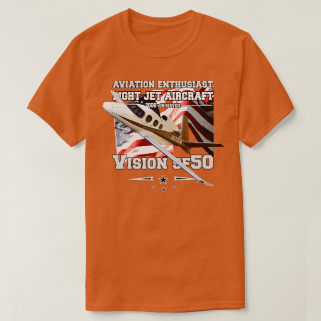 Camiseta Visión SF50 chorro muy ligero (Diseño del anverso)