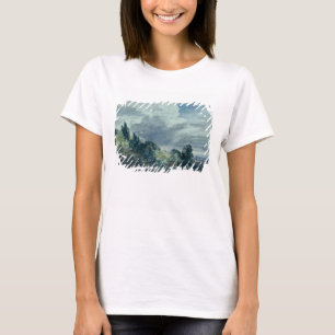 Camiseta Visión sobre un paisaje amplio, con los árboles