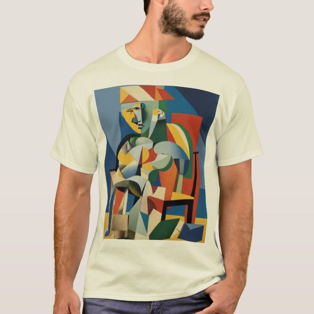 Camiseta Visionario anual de Picasso: Un tributo 3D al cubi (Anverso)