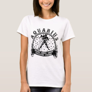 Camiseta Visionario cósmico: Aquarius Zodiac Tee