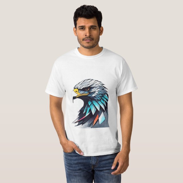 Camiseta "Visionarios de águila: Moda en vuelo" (Anverso completo)