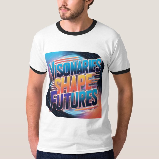 Camiseta Visionarios modelan Futuros: Futuros multicolor (Anverso)