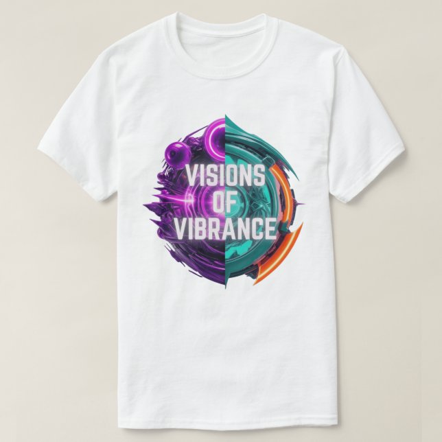 Camiseta Visiones de la vibrancia - Mirar más allá (Diseño del anverso)