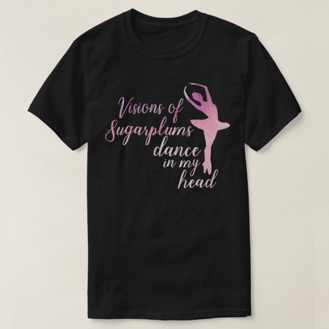 Camiseta Visiones del baile de pediculovadores de ciruelas  (Diseño del anverso)