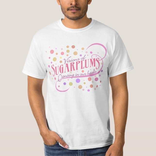 Camiseta Visiones del día de fiesta de los Sugarplums (Anverso)