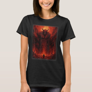 Camiseta Visiones del infierno Satanás destruye la falsedad